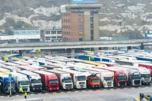 Lorry queues